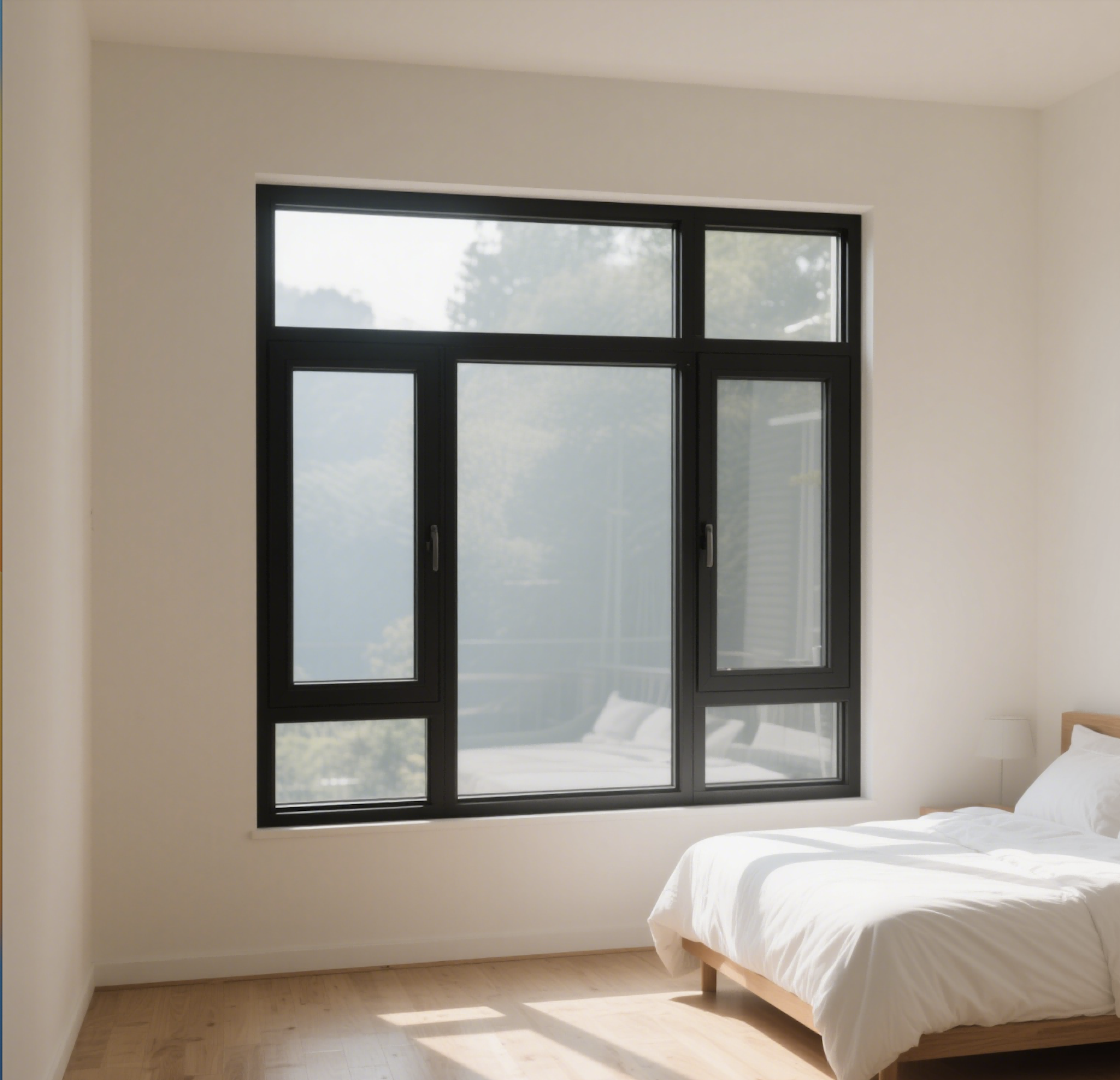Aluminiowe okno 32 × 48