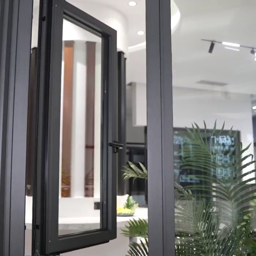 Y103 Aluminum Casement Window Double Triple Pane Soundproof Energy Star NFRC 