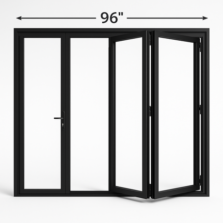 Ușă pliabilă din aluminiu de 96 inch.png